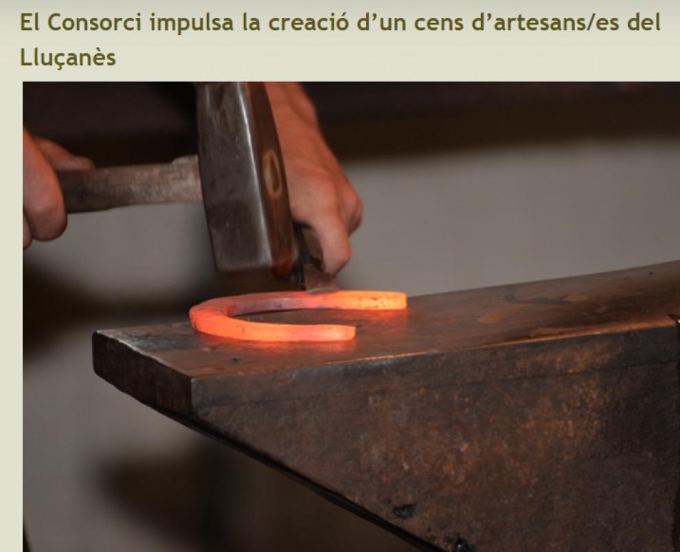 El Consorci impulsa la creació d’un cens d’artesans/es del #Lluçanès